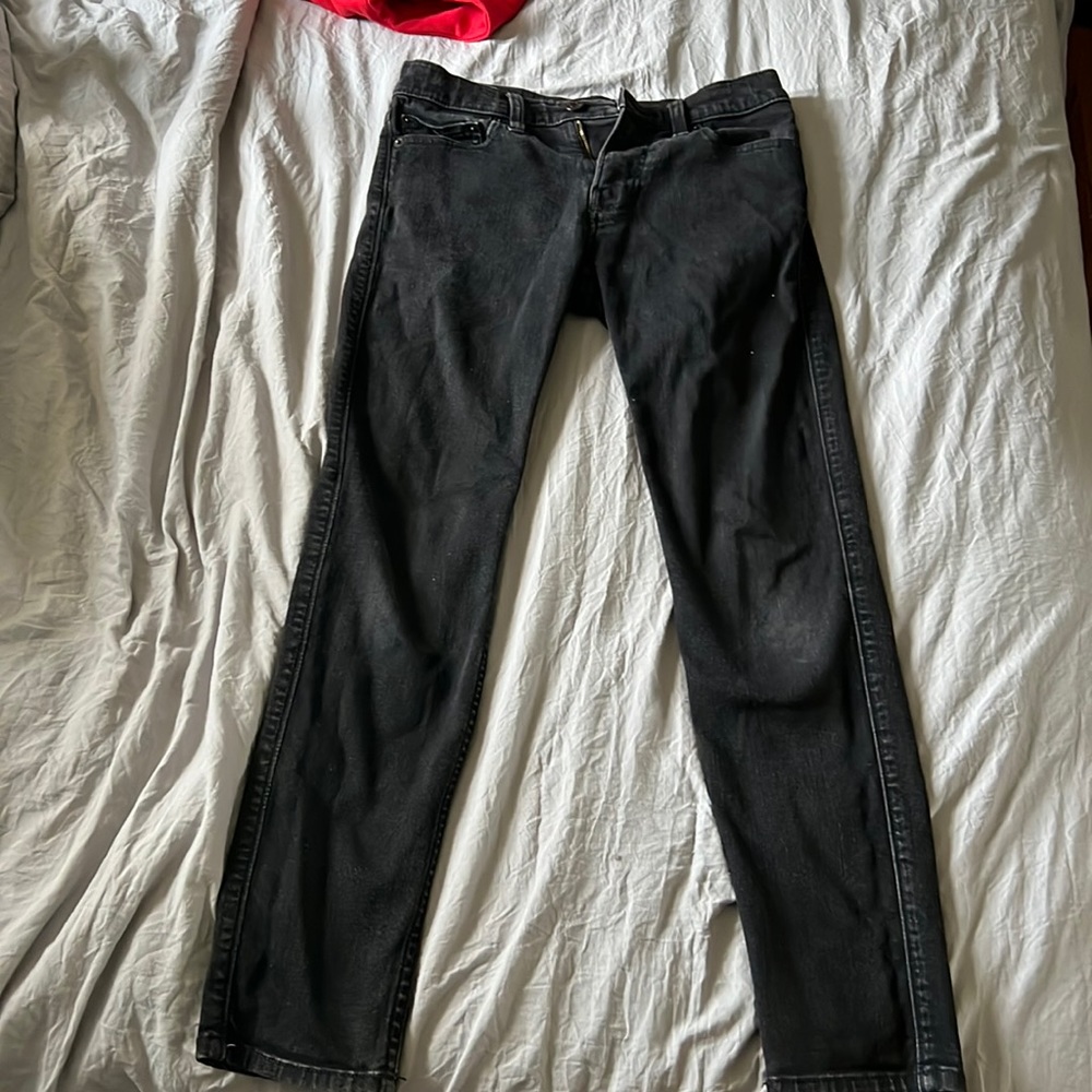 black hollister skinny jeans w26 l30